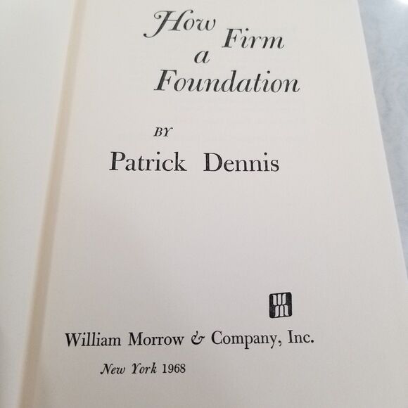 How firm a foundation hardcover book first edition 1968 - Picture 8 of 9
